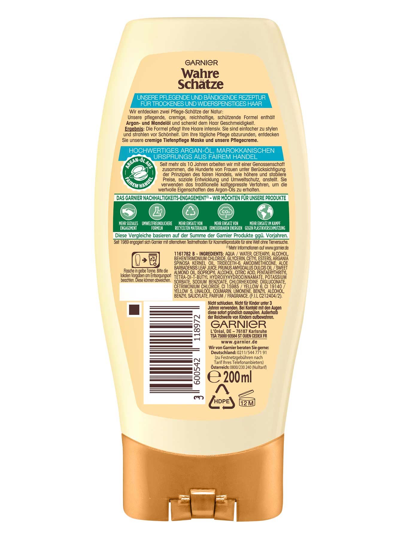 Wahre Schätze Argan-Mandel Creme Spülung